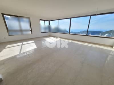 OPEN VIEW 3 MASTER BEDROOMS APARTMENT IN BROUMANA PRIME, (BR-115)