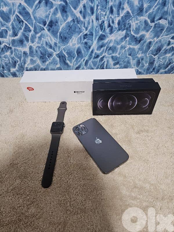 iphone 12 pro + apple watch both in box like new 3
