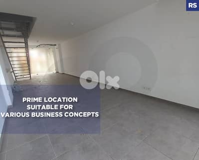 Duplex shop, well-known commercial center,jbeil/جبيل REF#RS132316