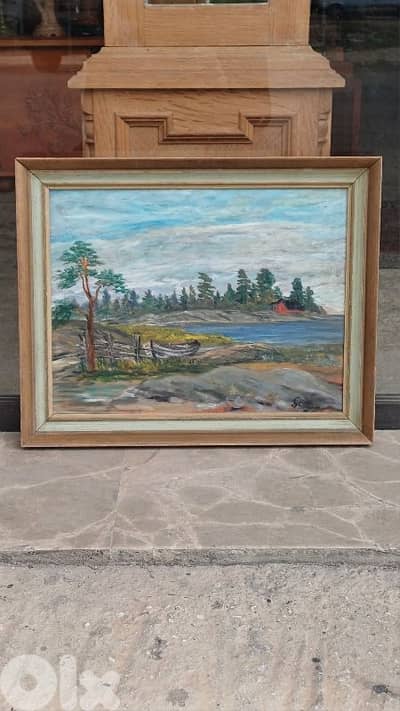 لوحة رسم زيتي اوروبية