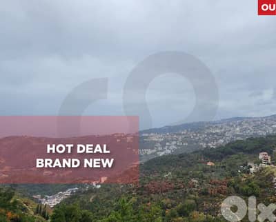 Unobstructed mountain and sea view IN Qornet El Hamra REF#OU131184 !