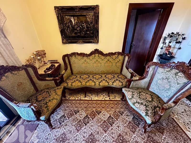 Sofa & chairs - Louis XV 9 pieces 1