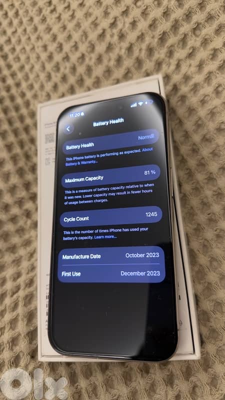 iPhone 15 pro 256gb 3