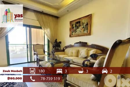 Zouk Mosbeh 180m2 | Excellent Condition | High-end | Panoramic View |