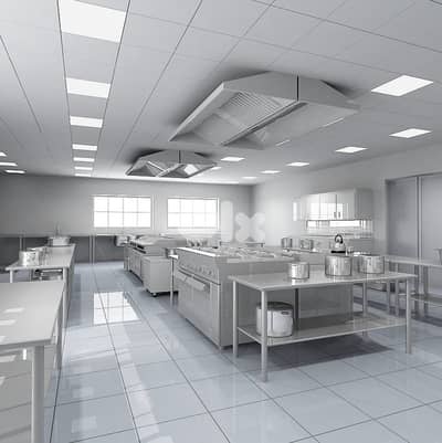 FULLY EQUIPPED CENTRAL KITCHEN IN AIN SAADEH PRIME 200SQ, (ASR-142)