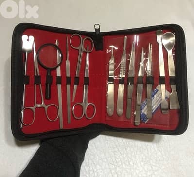 Height Quality Dissection Kit – 16-Piece Stainless Steel Set with Case