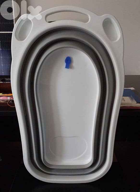 foldable bathtub + bath seat 2