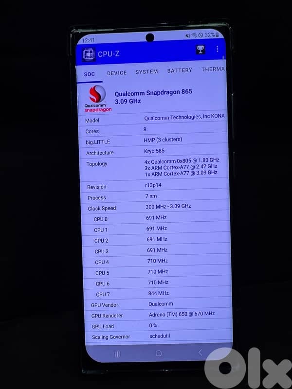 Note 20 Ultra 256gb SNAPDRAGON 6