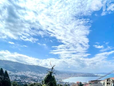 1372 SQM Land in Adma, Keserwan with a Breathtaking Sea View