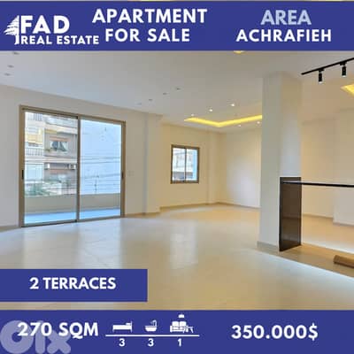Apartment For Sale in Achrafieh شقة للبيع في الاشرفية