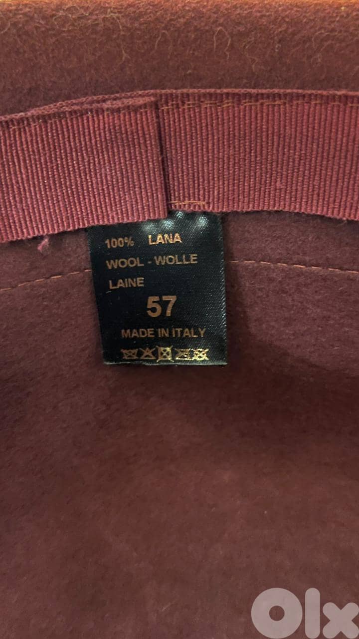 Wine Red Winter Hat Elie Khoubbiyeh 3