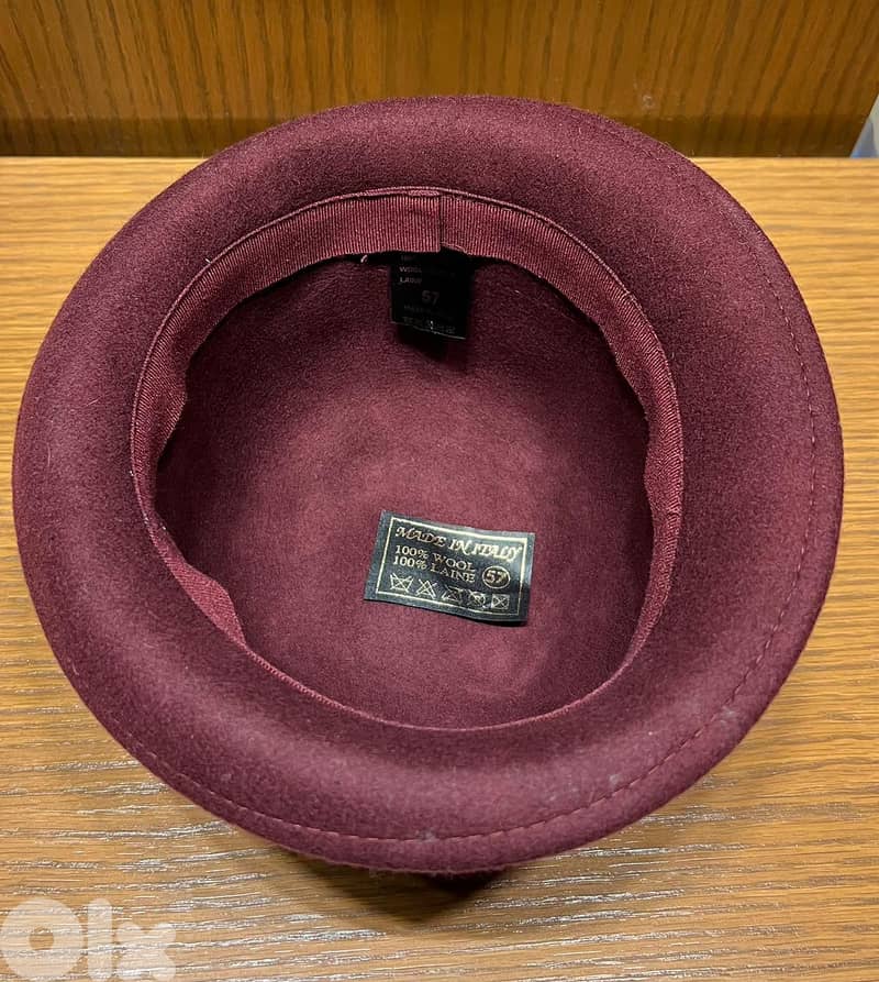 Wine Red Winter Hat Elie Khoubbiyeh 4