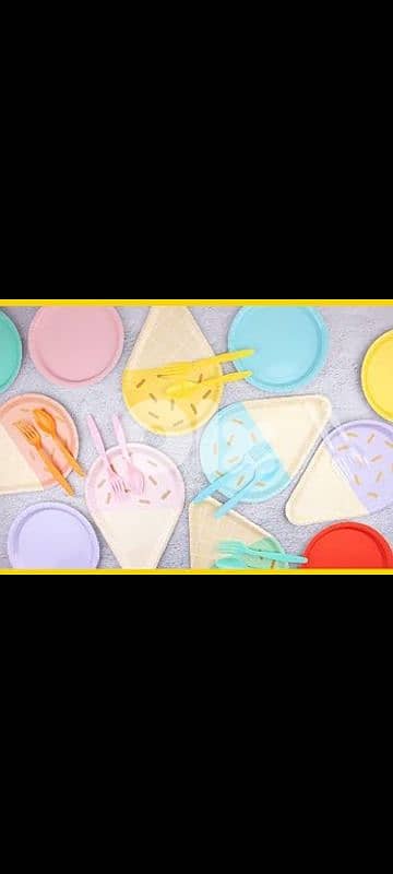 ice cream birthday supplies 1