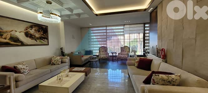 LUX Furnished 3 bedroom apartment+garden+sea view 4rent in Bsalim