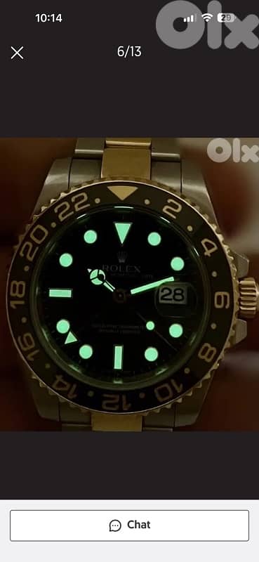 Rolex gmt master2 two tone 2008