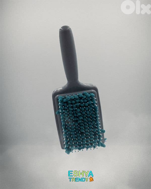 Dry Hair Brush with Microfiber & Ventilation 1