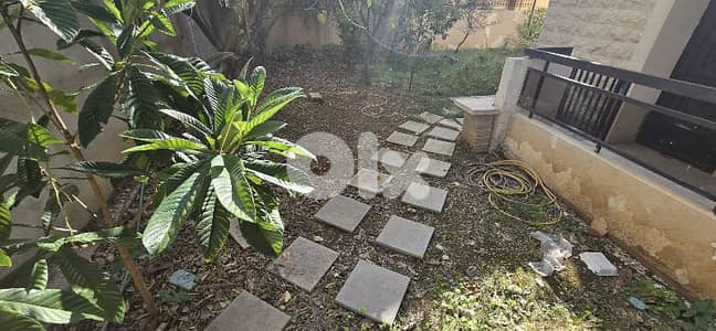 wonderfull apartment for rent in kfarhbab ghazir 2 bed and 150m garden