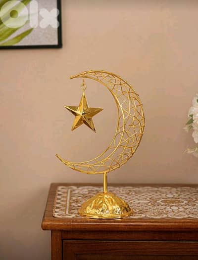 New Moon & Star Shaped Iron Art Ramadan Decoration Ornament