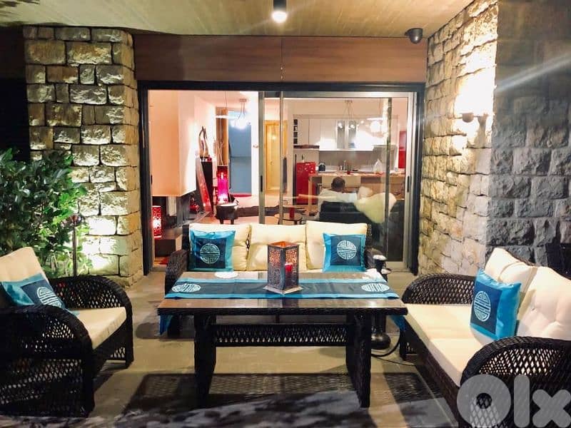 2 BR chalet for rent in Fakra with panoramic view 2