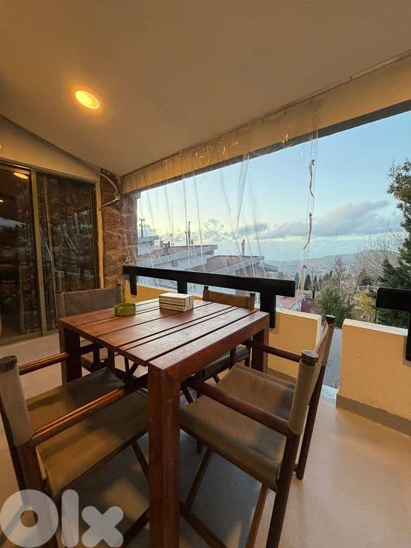 3-Bedroom Chalet in Ouyoun El Simen | Snow Views & Fireplace 1