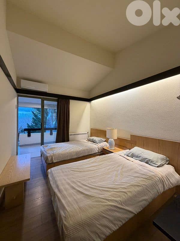 3-Bedroom Chalet in Ouyoun El Simen | Snow Views & Fireplace 5