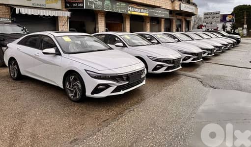 OFFER!! Hyundai Elantra 2025 limited edition 0km for rent car and taxi