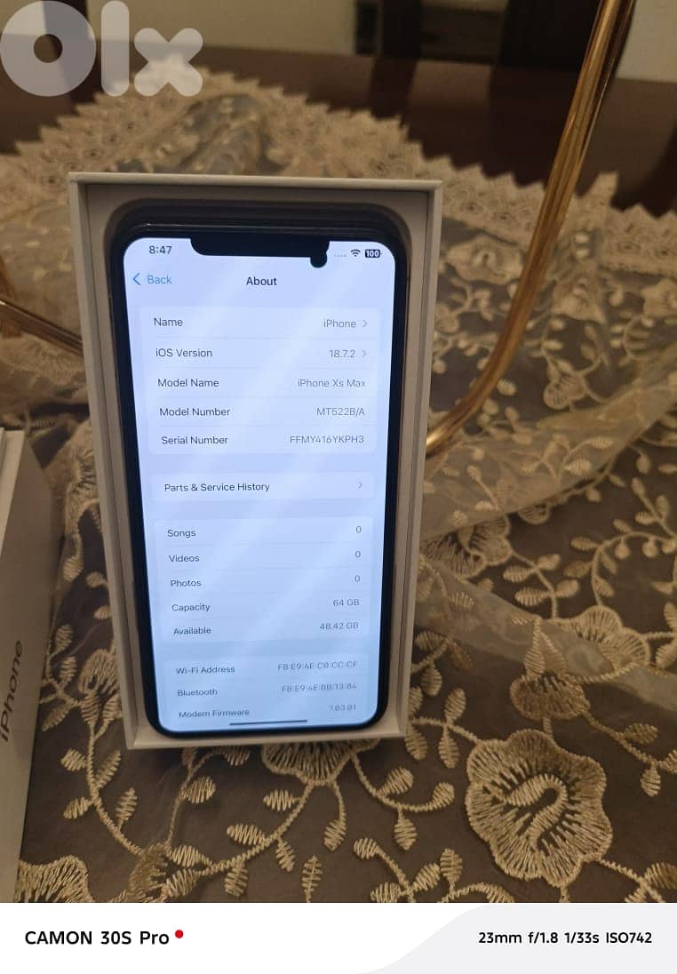 Iphone. Sxmax. 64 GB. Gold. 9