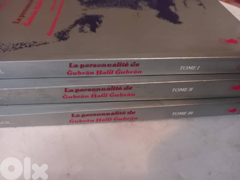 La personnalite de Gubran Halil Gubran by Boulos Tawk 3 tomes 2