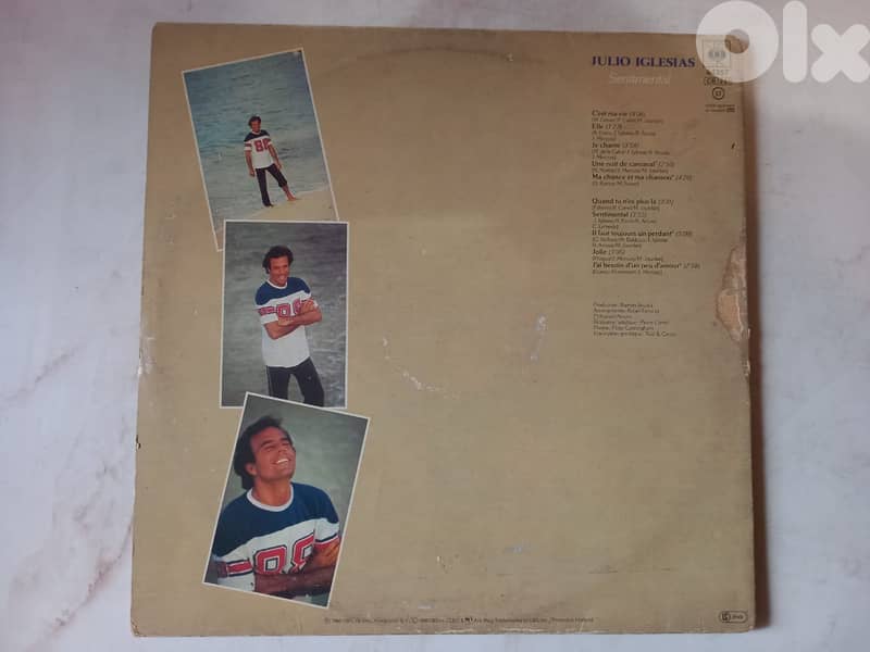 Julio Iglesias – Sentimental Vinyl, LP, Album 1