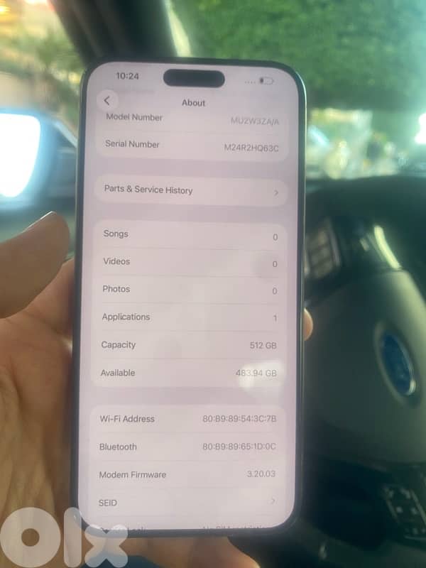 iphone 15 pro max 512 gega 5