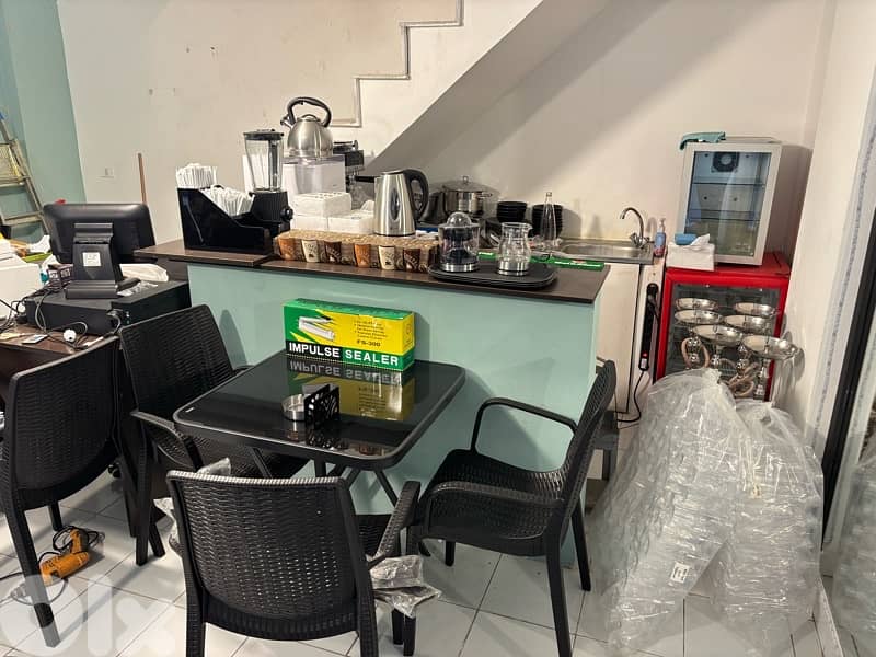 coffee shop equipement not used new 5