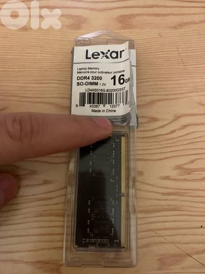 Lexar laptop RAM 16gb 3200 mhz