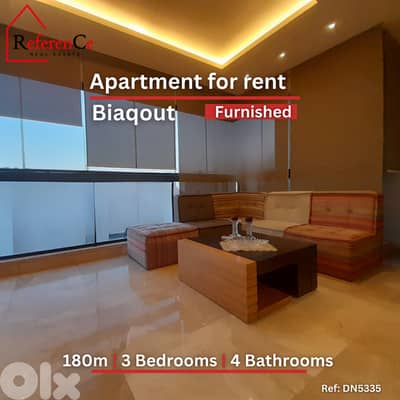 Furnished apartment for rent in Biaqout شقة مفروشة للإيجار في بياقوت