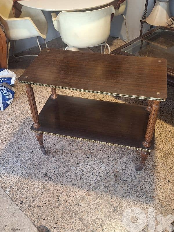 antique wooden trolley 3