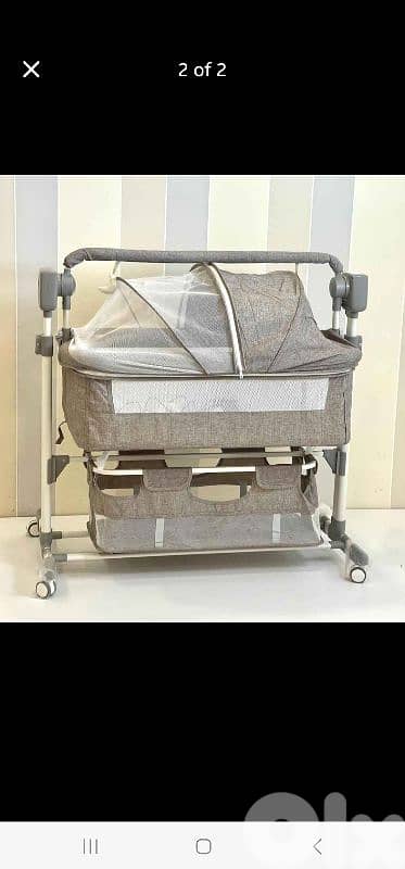 Electric next to me baby bed