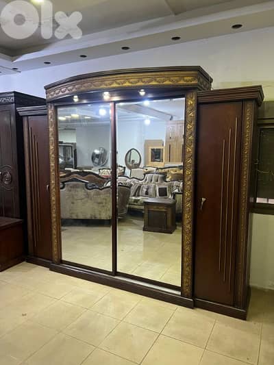 اوضة نوم ملكية خشب زان ولاتي تخت ملكي هودج