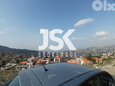 L20304-A 1,236 SQM Land With Panoramic View For Sale in Chwaya,El Metn