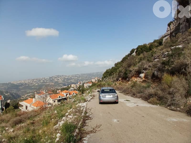 L20304-A 1,236 SQM Land With Panoramic View For Sale in Chwaya,El Metn 1