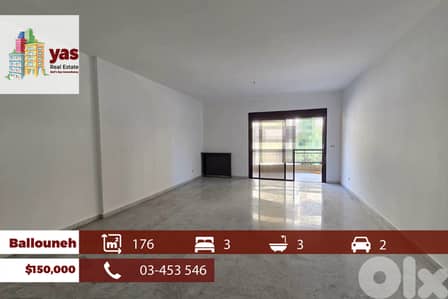 Ballouneh 176m2 | Open View | Well Maintained | Excellent Condition|TO