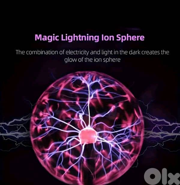 Tesla Electrique Plasma Ball New in Box 1