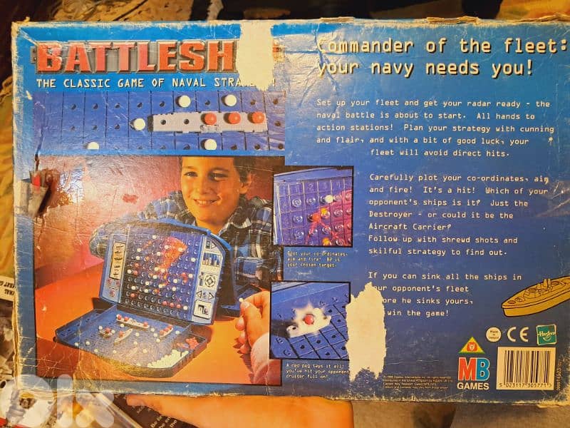 Used Original Hasbro Battleship board game 2