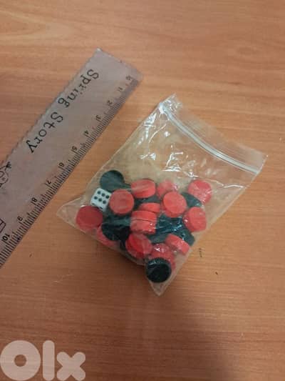 Wooden Dama mini pieces pack