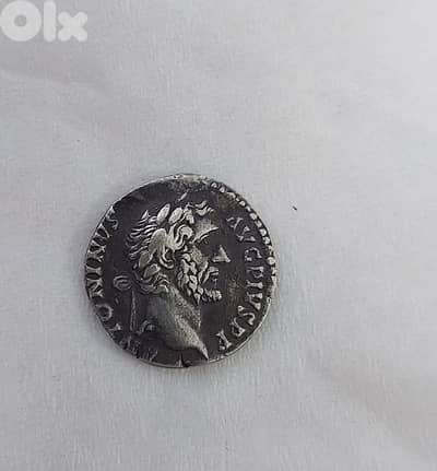 Emperor Antoninus Pius  Ancient Roman Silver Denarius Coin year 138 AD
