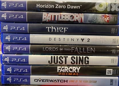 bundle of 8 ps4 games