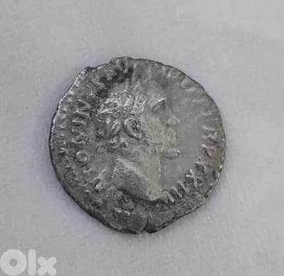 Ancient  Silver Denarius Roman Coin Antoininus Pius & Felicitas 138 AD