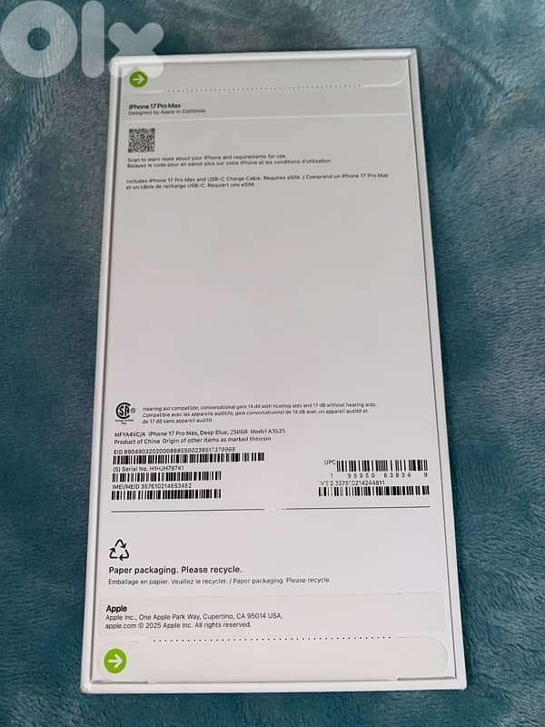 BADO JEMROK , NEW SEALED 17 PRO MAX 1