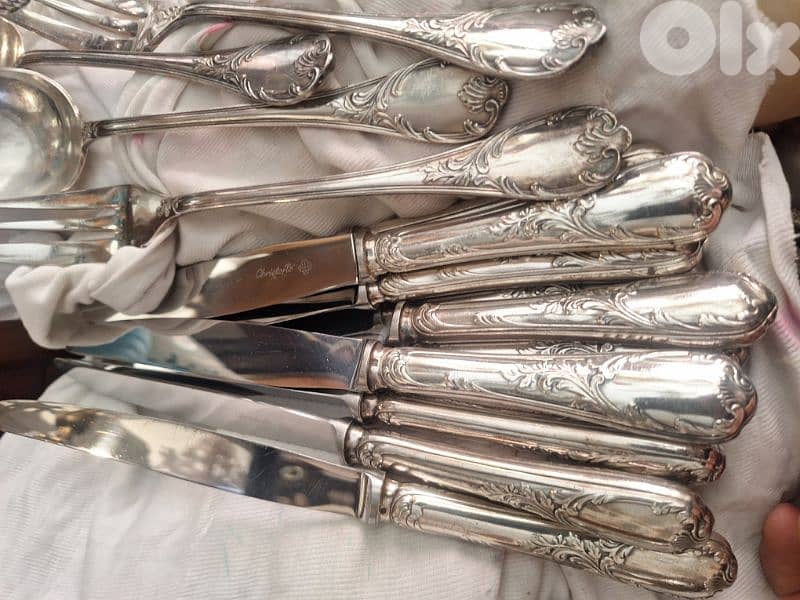 christofle France cutlery set 125 pieces Marley original 1