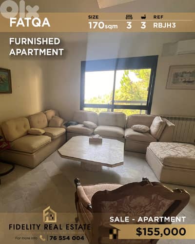 Apartment for sale in Fatqa RBJH3 شقة  للبيع في  فتقا