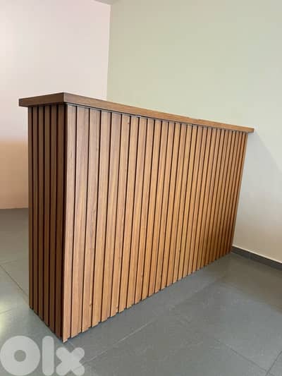 counter and backdrops