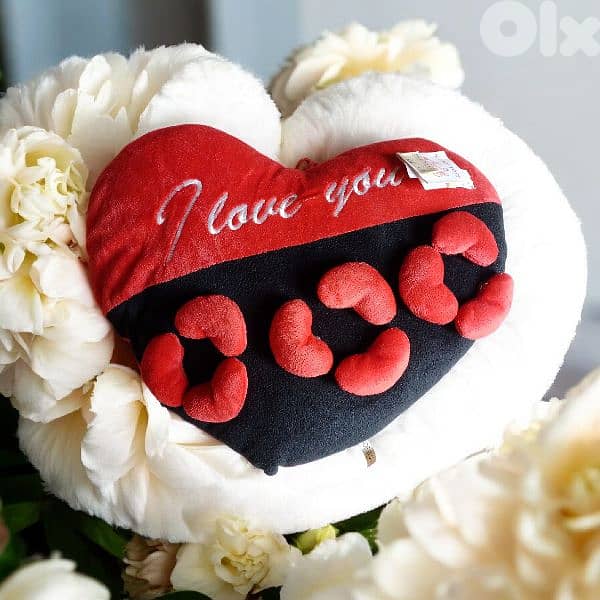 40 x 30 cm heart plush 2